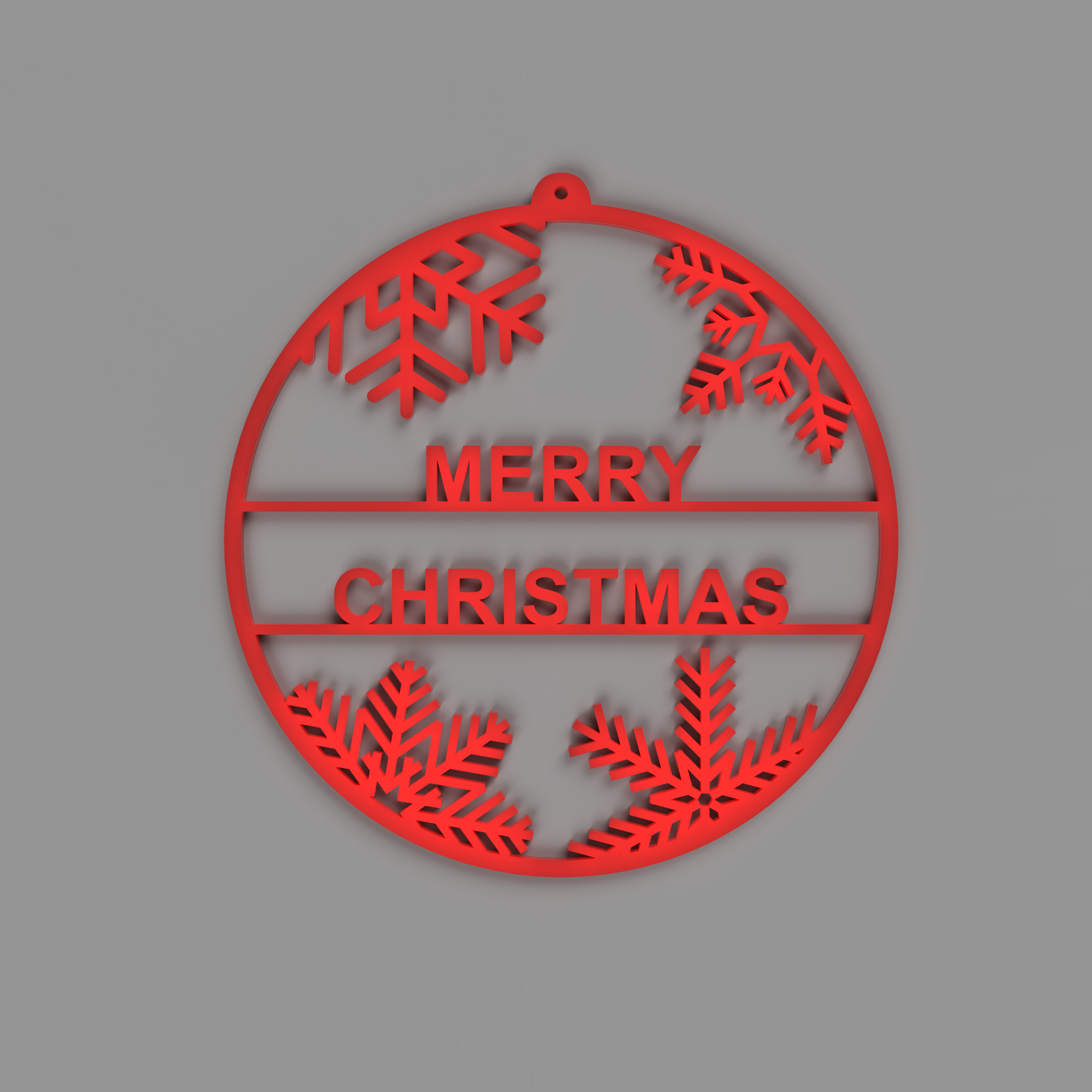 Christmas hanging ornament