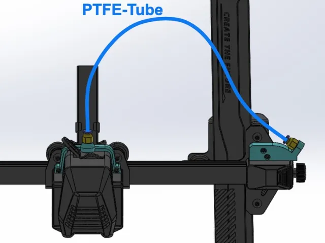 Side-Feed Filament Guide / Filament-Umlenkung Links oder Rechts - Neptune 4/pro