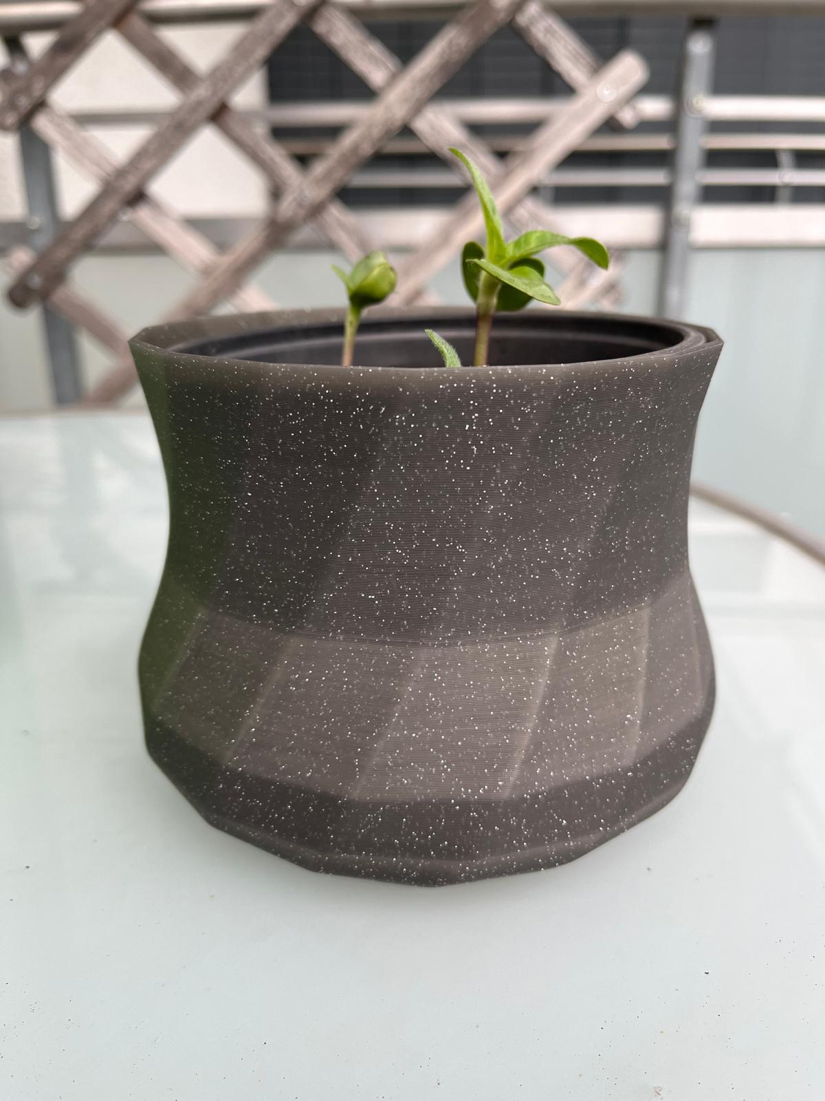 sunflower pot/ planter