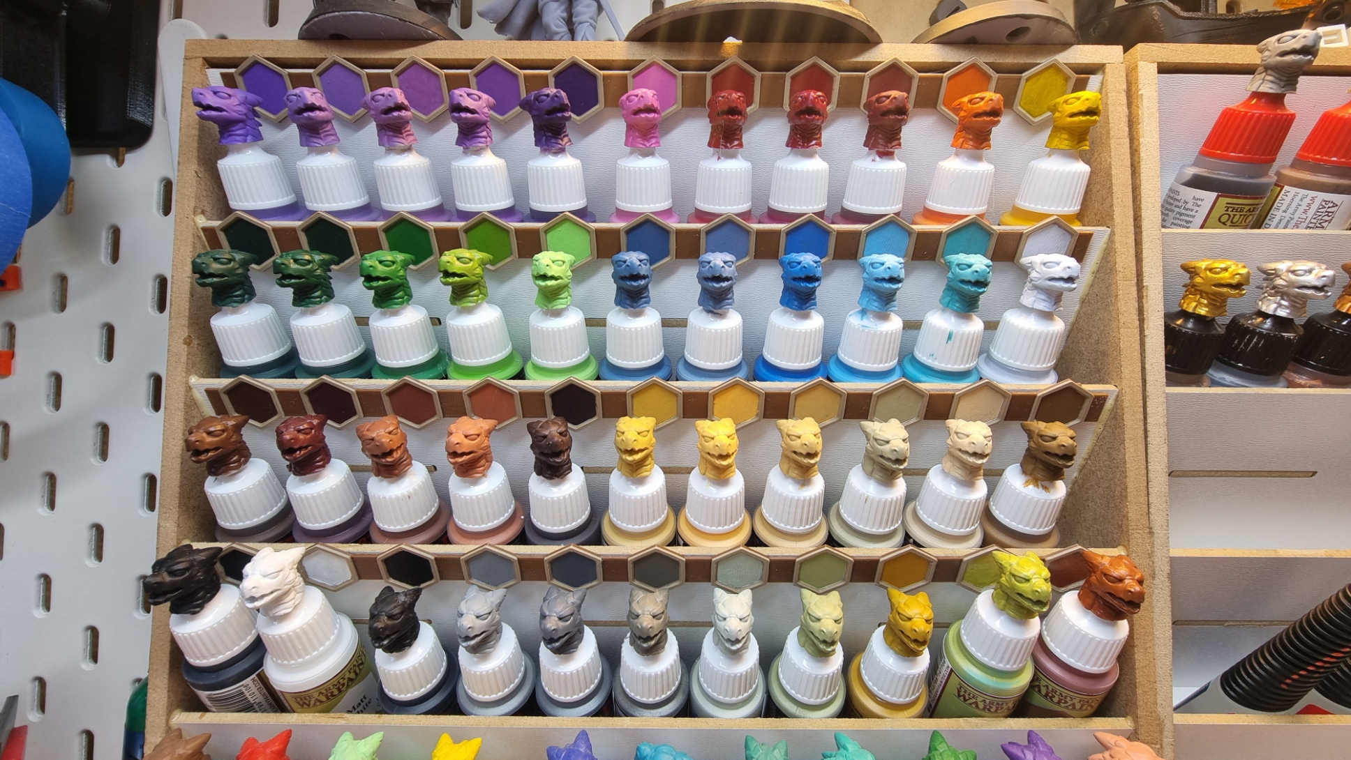 Paint bottle placment sign - HobbyZone