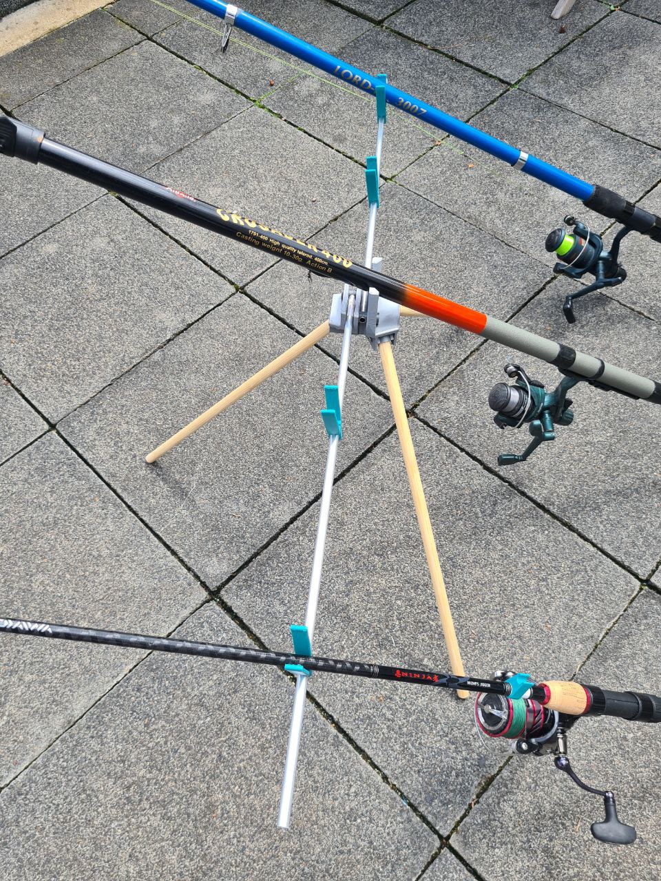 Foldable Multi Rod Holder by KarimTheDream | Download free STL model ...