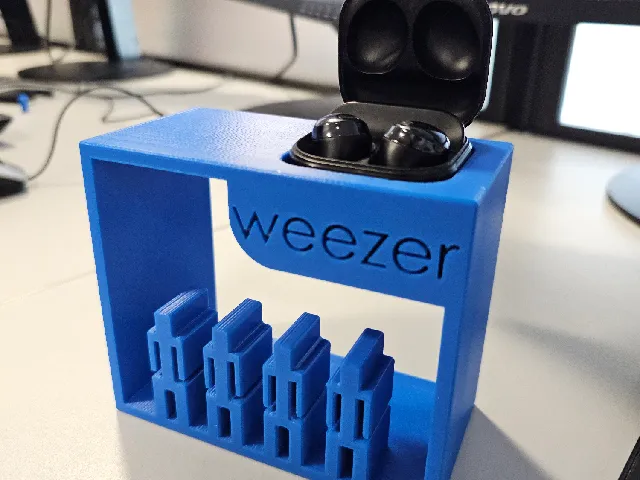 Weezer Blue Album Earphone Holder
