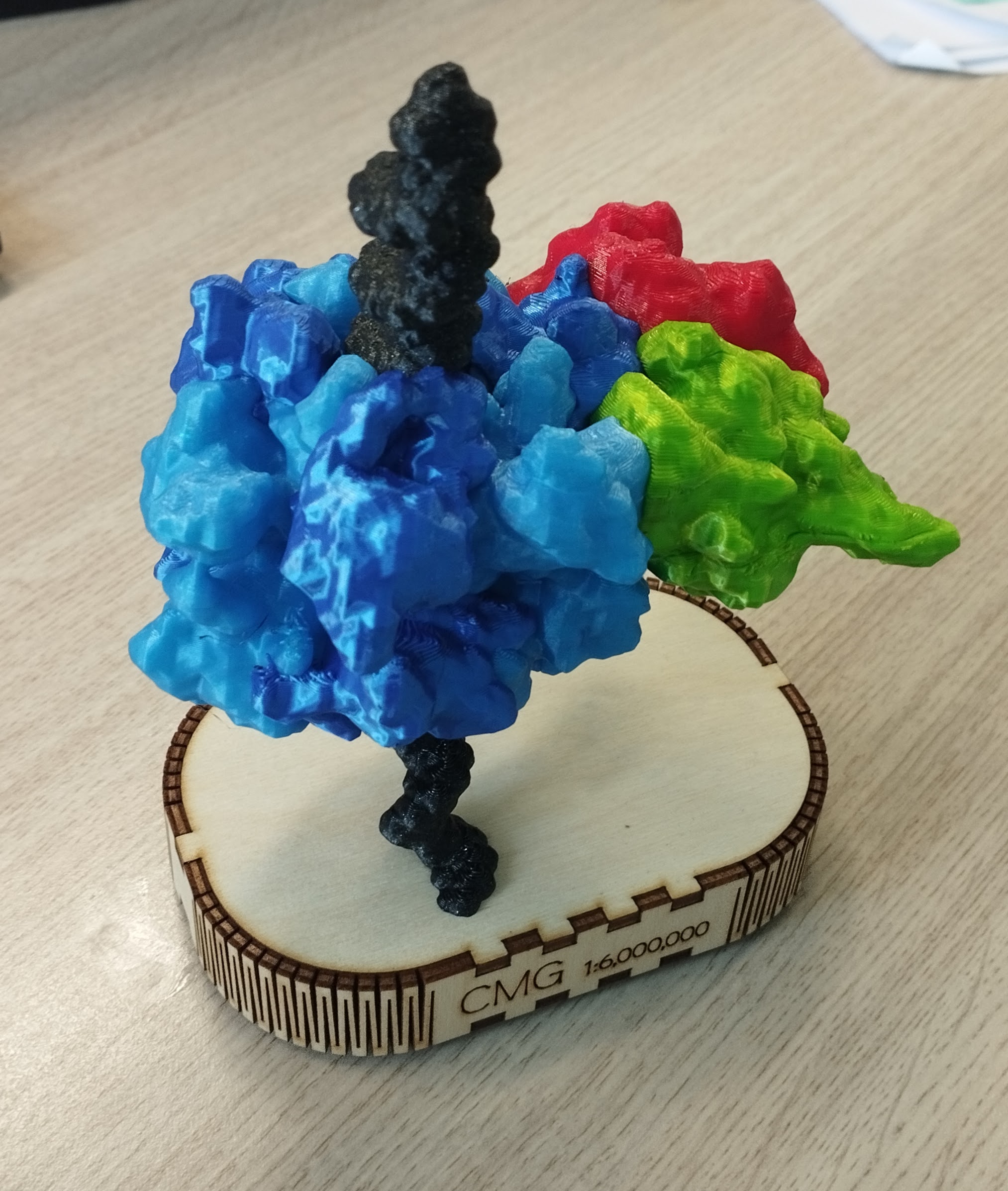 Educational model: CMG complex, 1 to 6,000,000