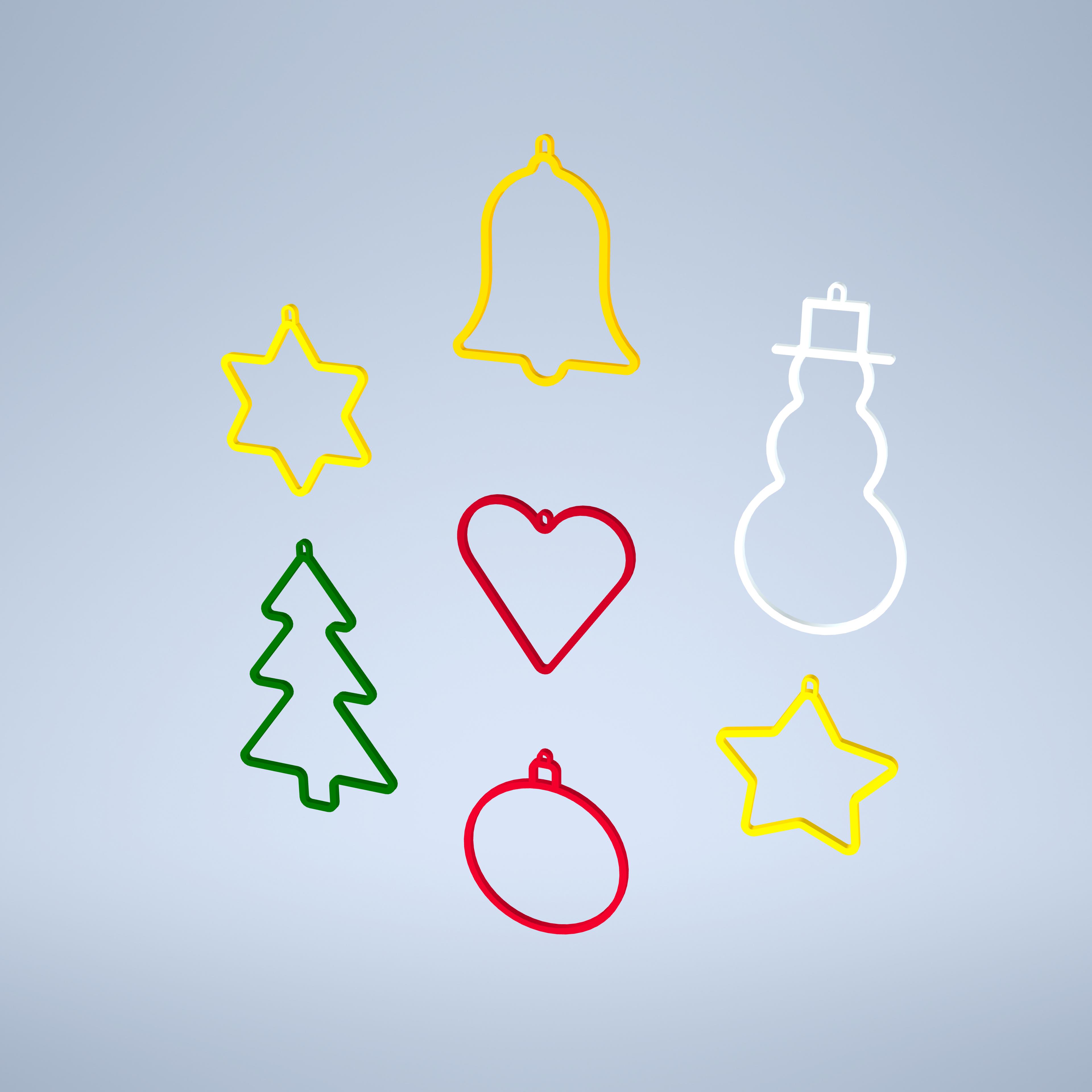 Simple Christmas ornaments