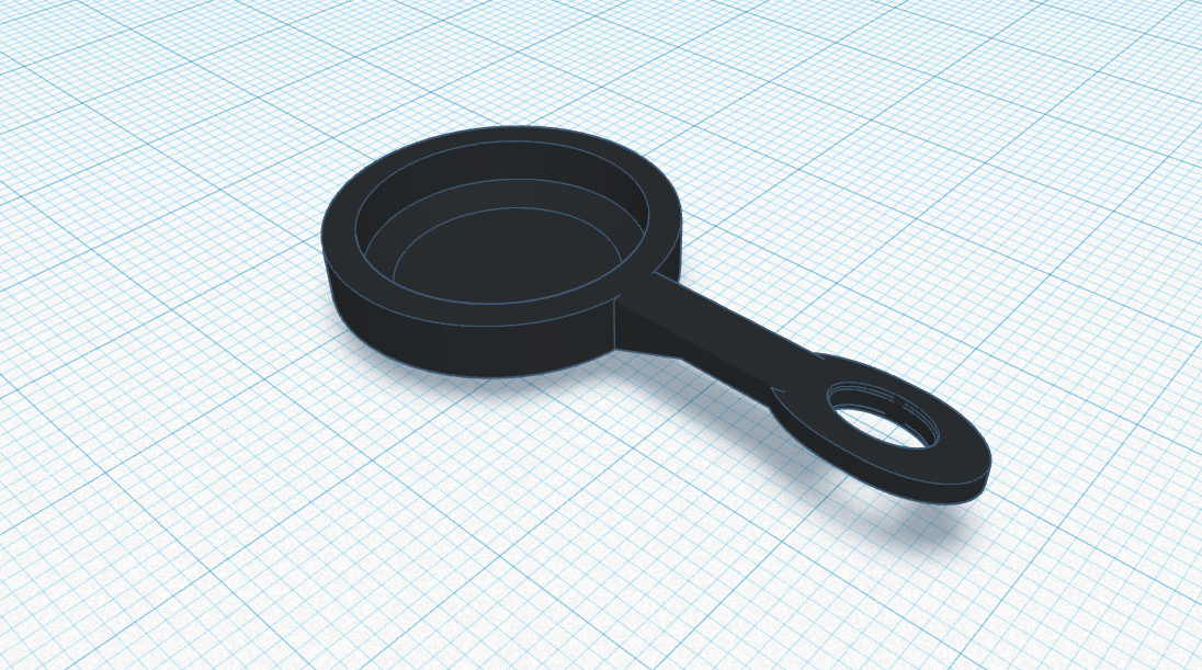 Frying Pan Keychain (Fidget)