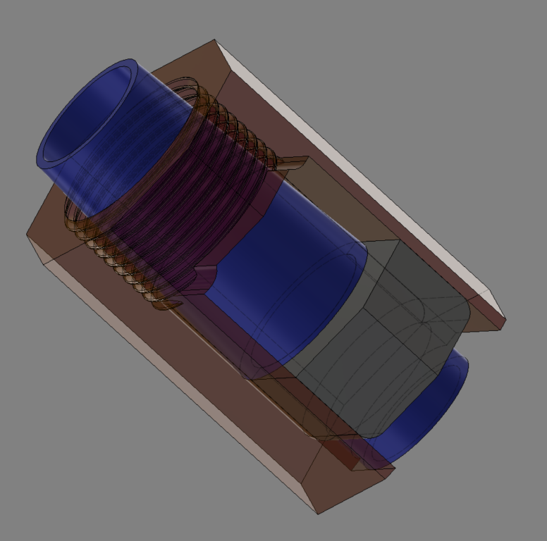 evacuation adapter (for dishmachine)
