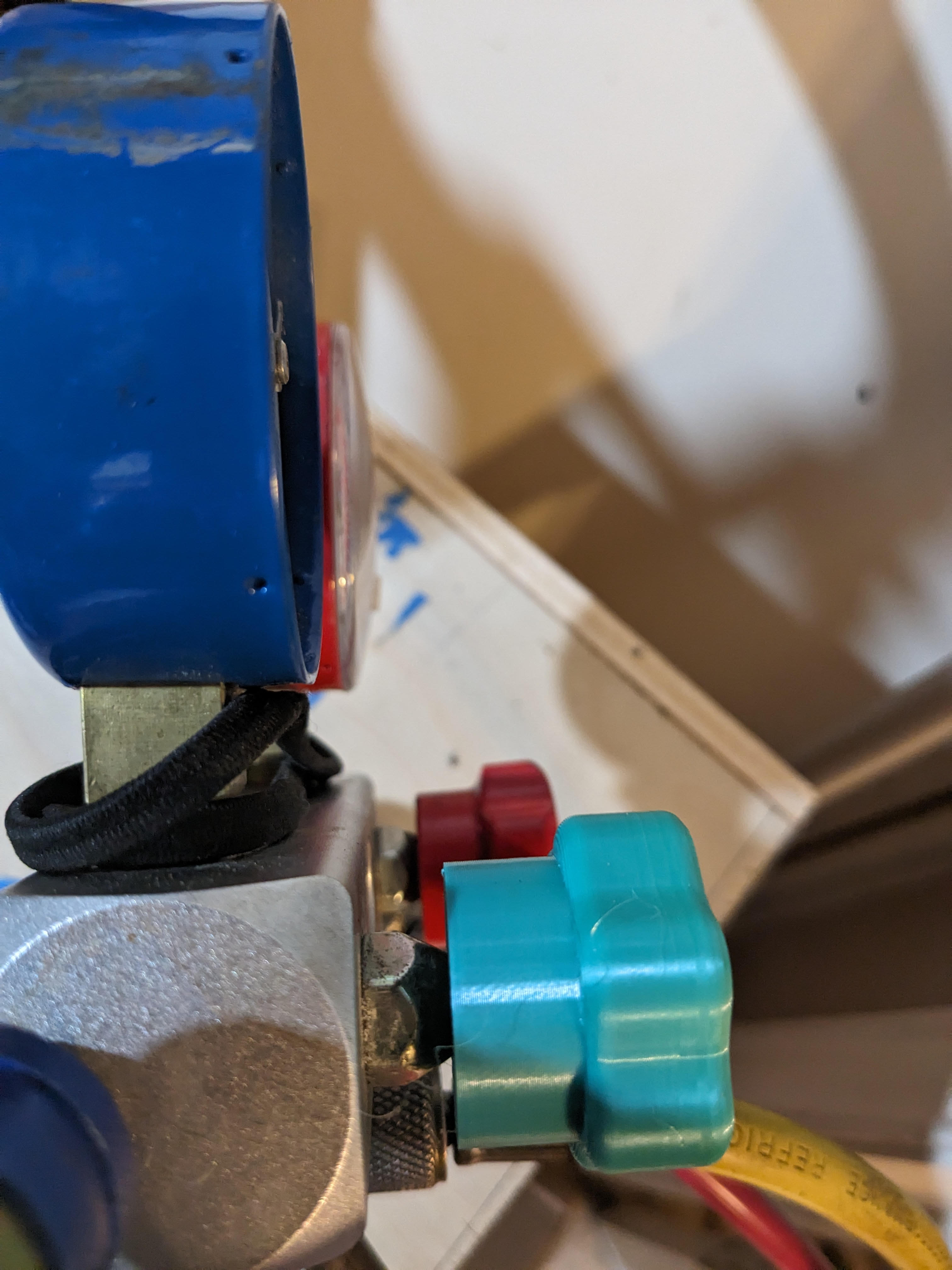 A/C manifold gauge knob by KXYZ Creations Download free STL model