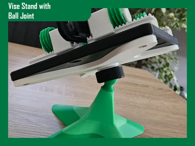 Stand with Ball Joint for Desktop Vise