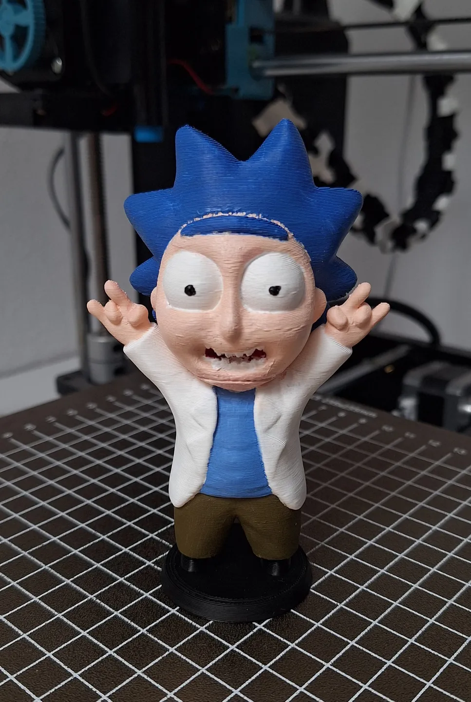 Easy to print tiny rick by cristian mihai download free stl model