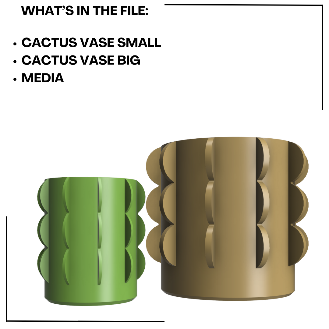 Miniatura 7 do modelo 3D Cactus Vase / Planter