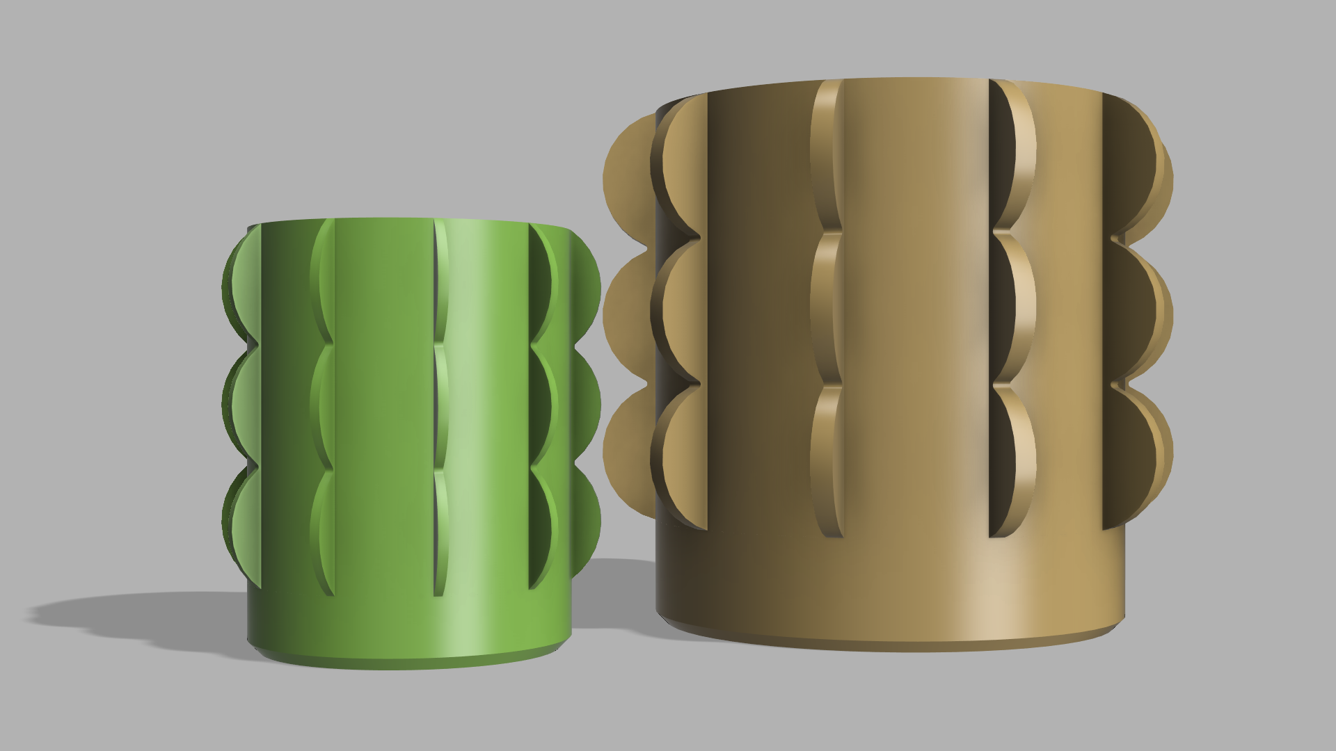 Miniatura 9 do modelo 3D Cactus Vase / Planter
