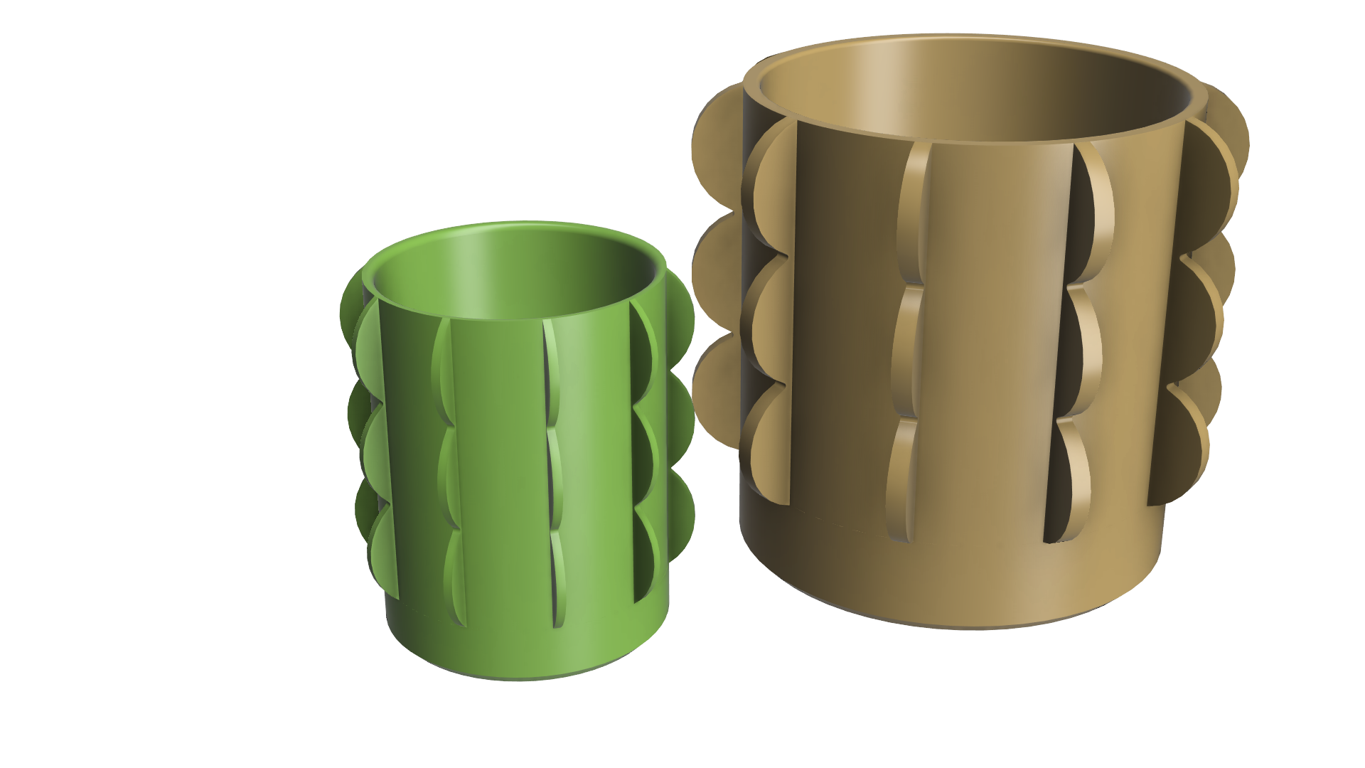 Miniatura 8 do modelo 3D Cactus Vase / Planter