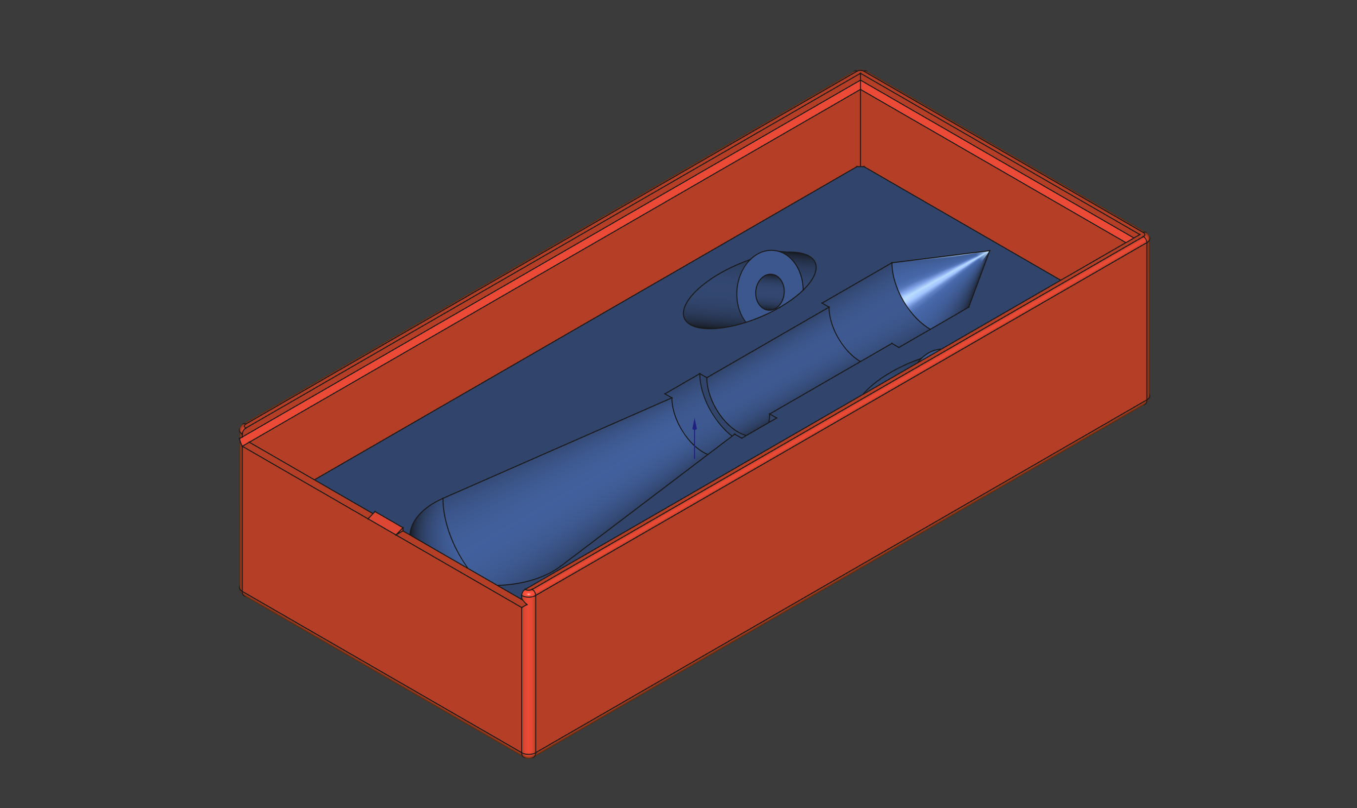 Miniatura 7 do modelo 3D Manual Countersink Storage Box