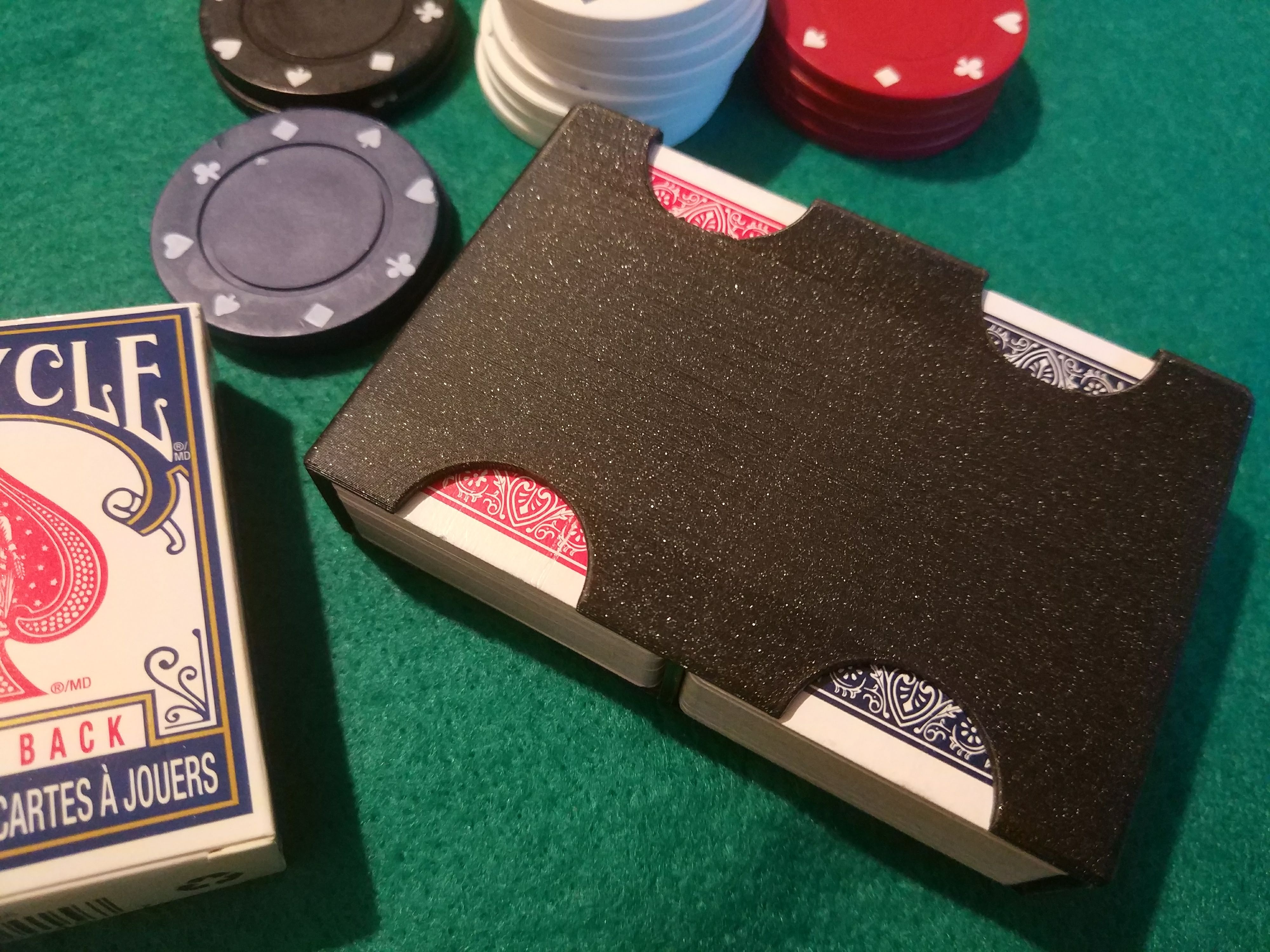 Miniatura 5 do modelo 3D Customizable Card Deck Box