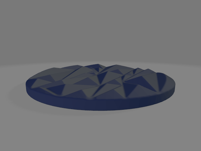 A strange round thing I modeled when I was bored.