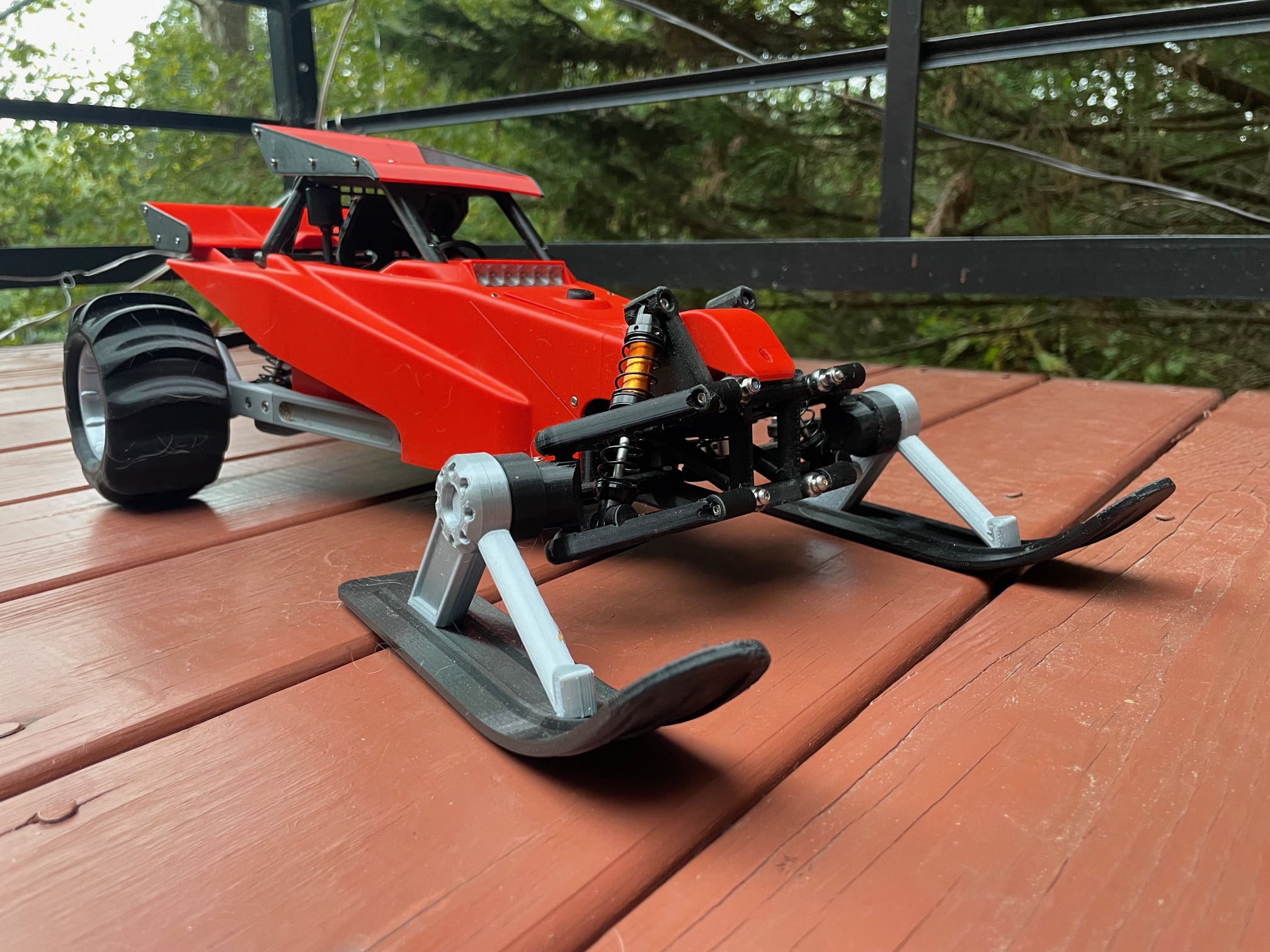 Sandpiper Snow Ski and printable rear tires by BlackCrow (RockyTop