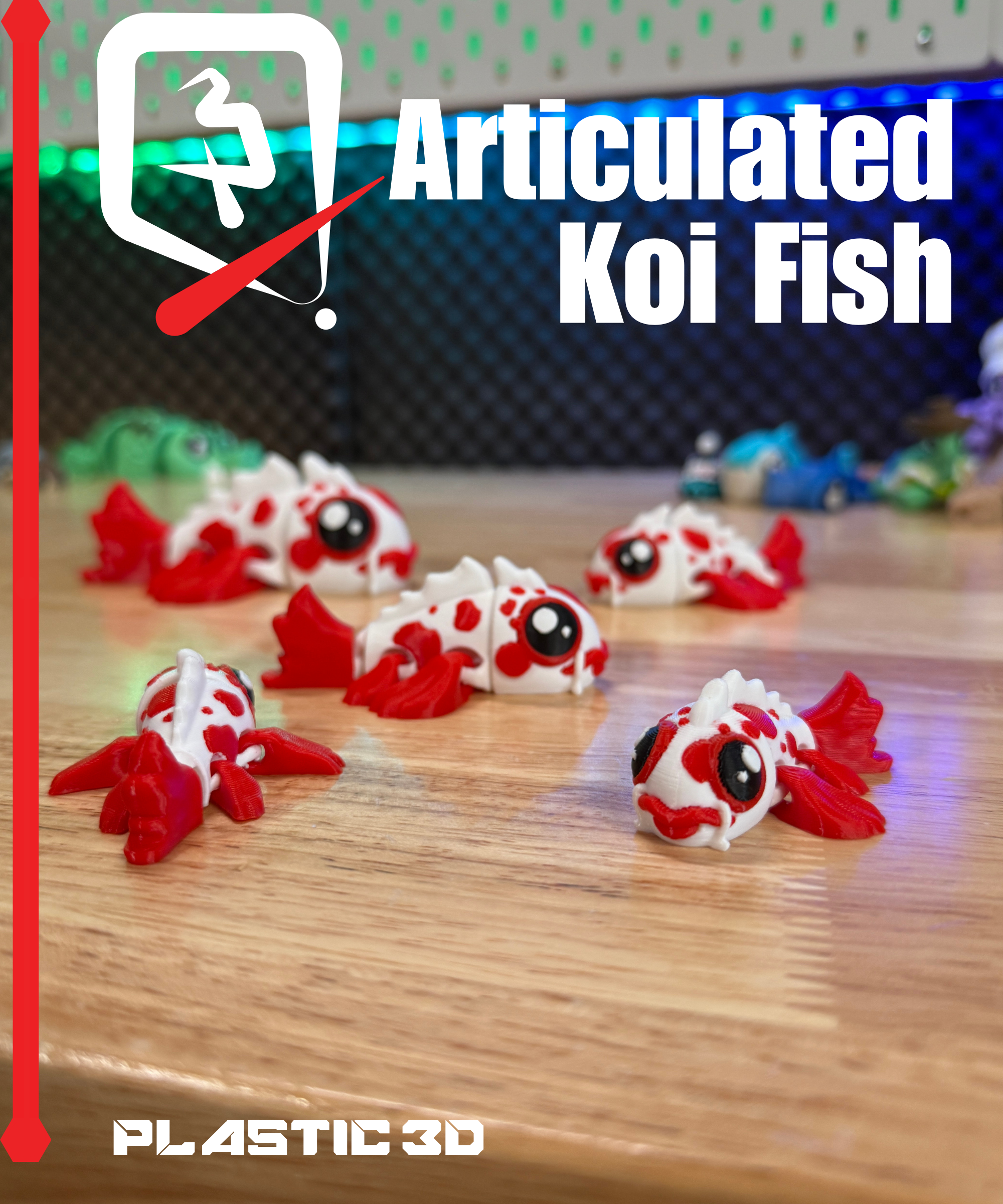 Articulated Koi Fish