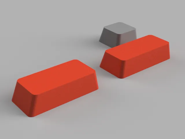 Flat Cherry MX Keycap 2U Size Remix