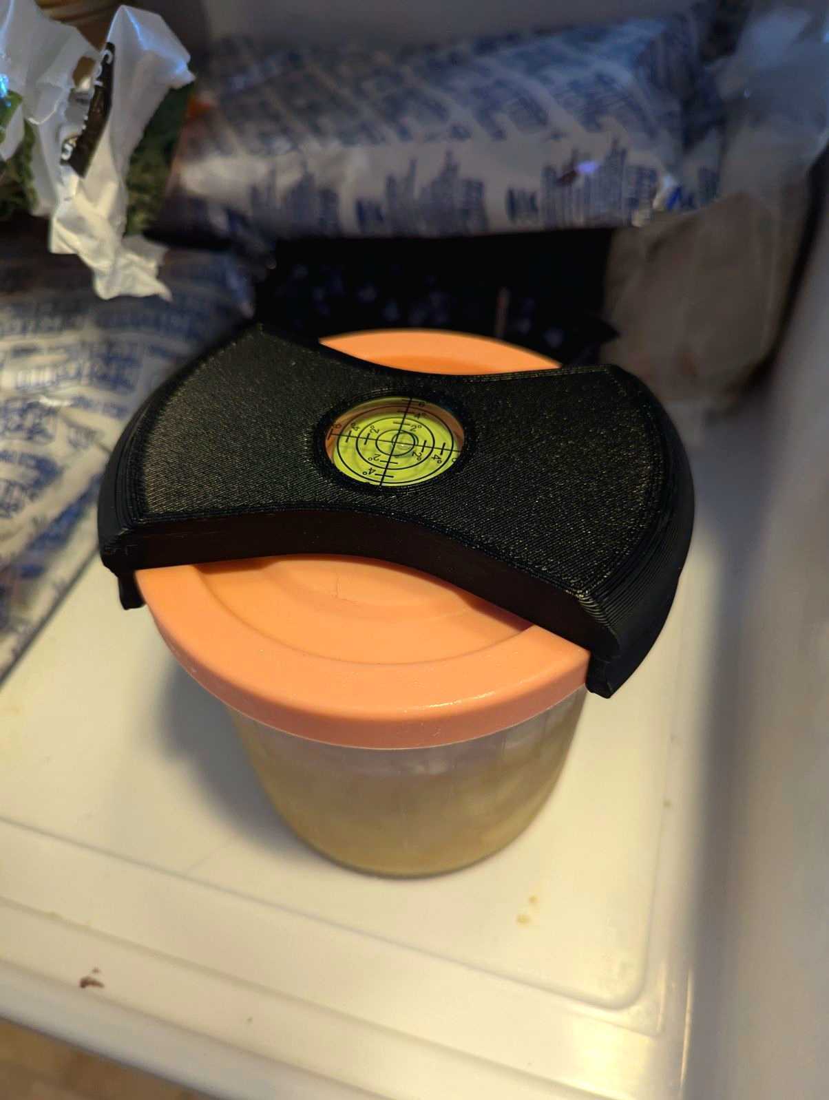 Ninja Creami Bubble Level for level checks in freezer