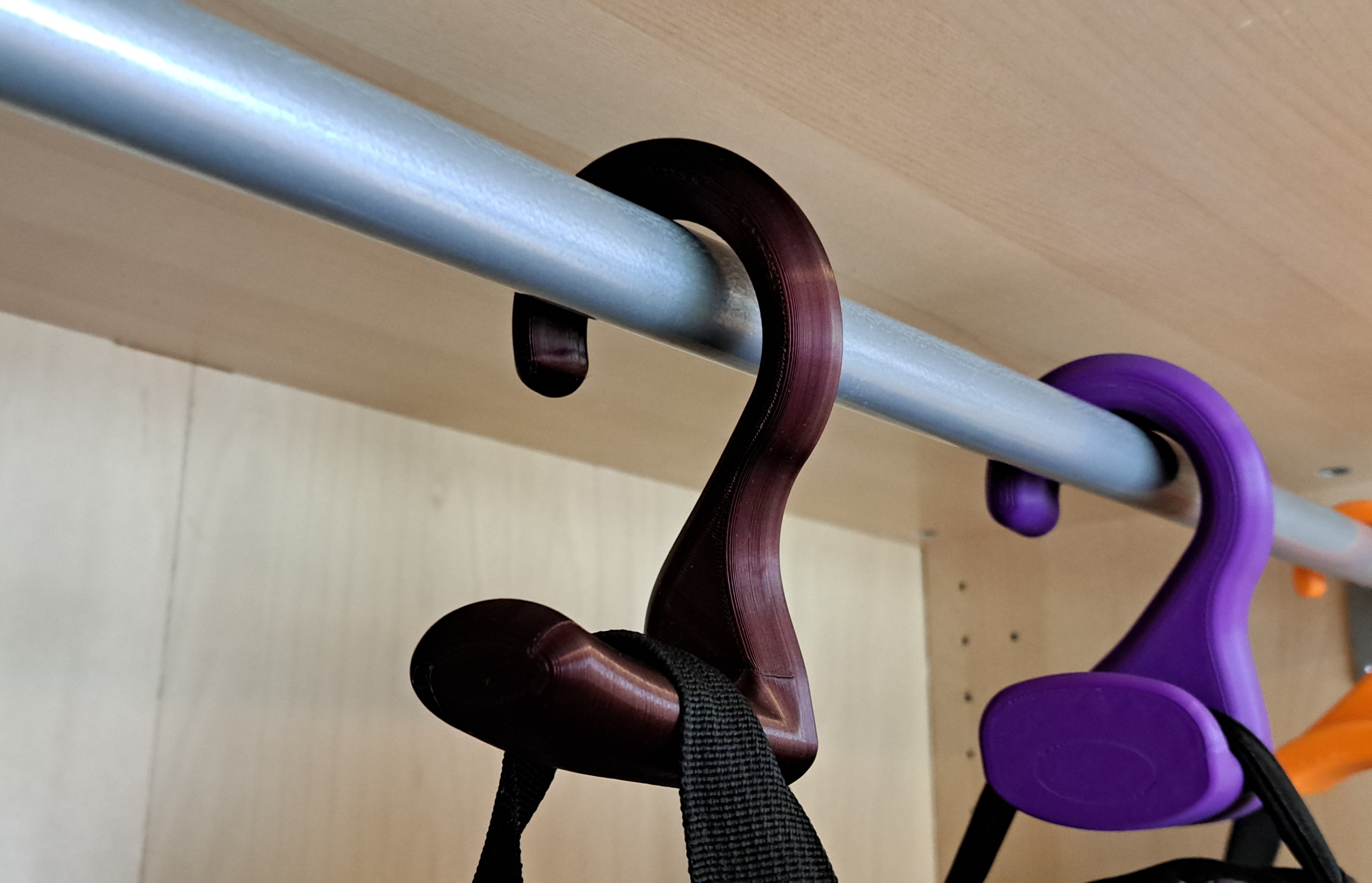 Bag Coat Hanger (Smaller Hook) 3D model thumbnail