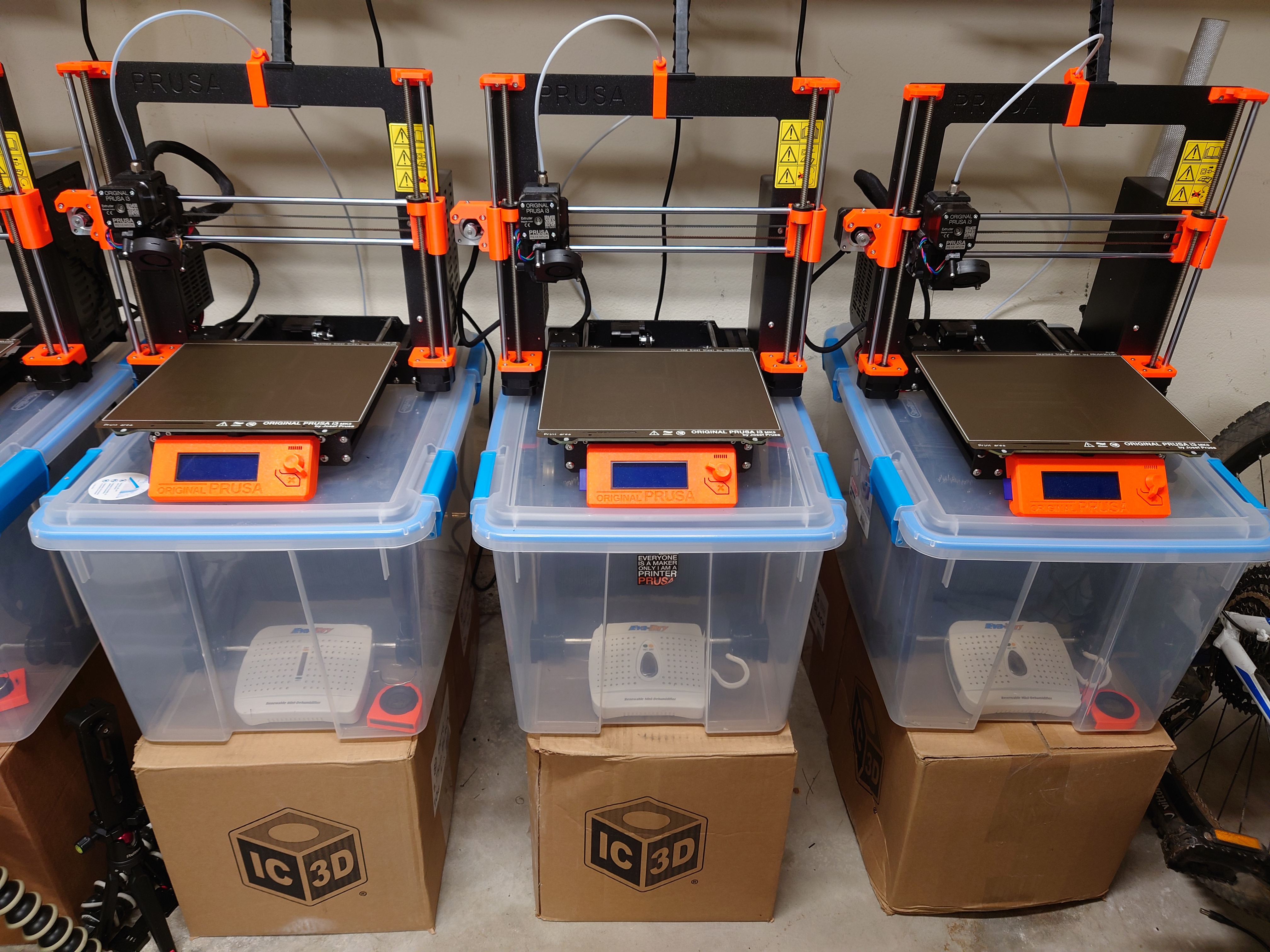 10kg IC3D Filament Dry Boxes