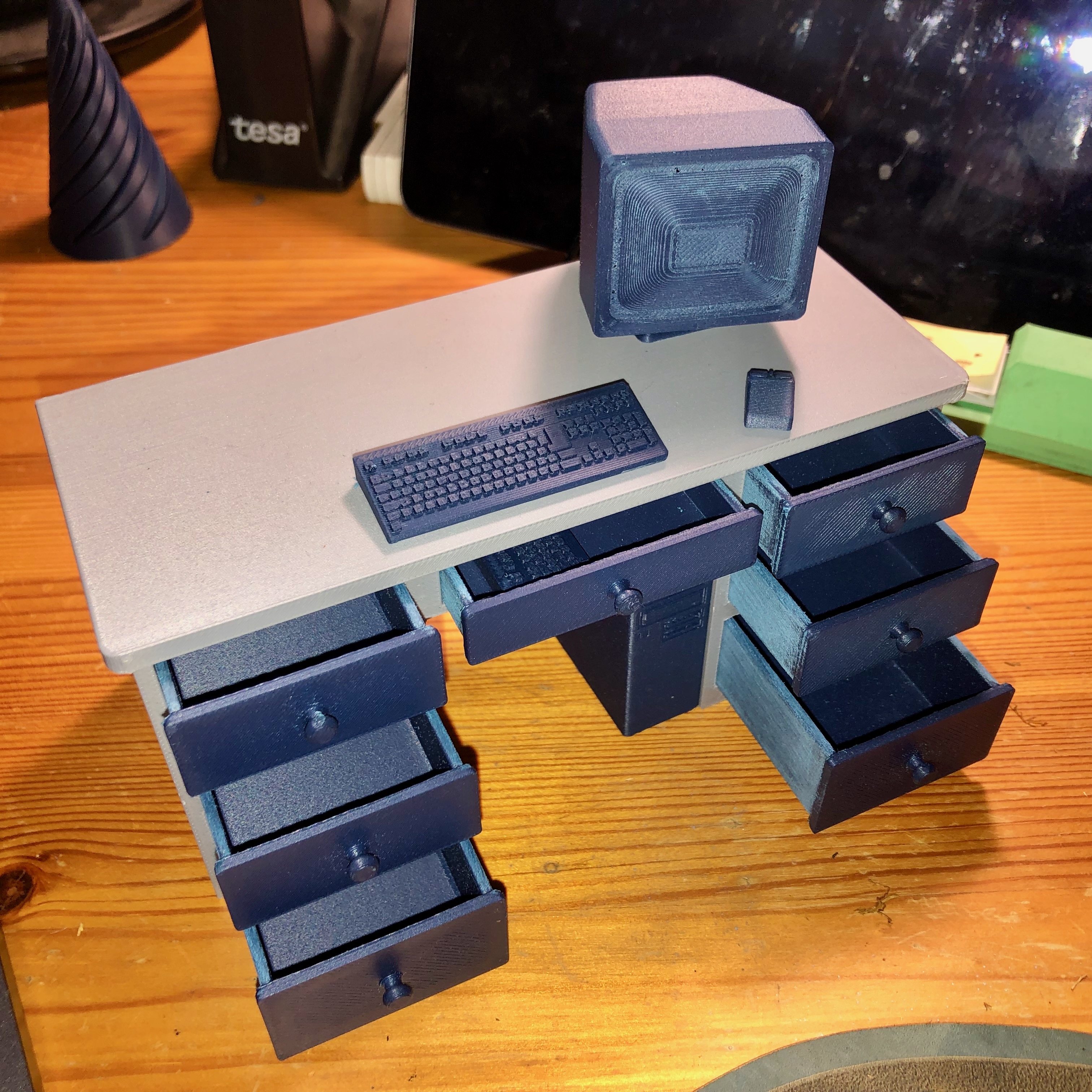 Desktop set for Action Figures