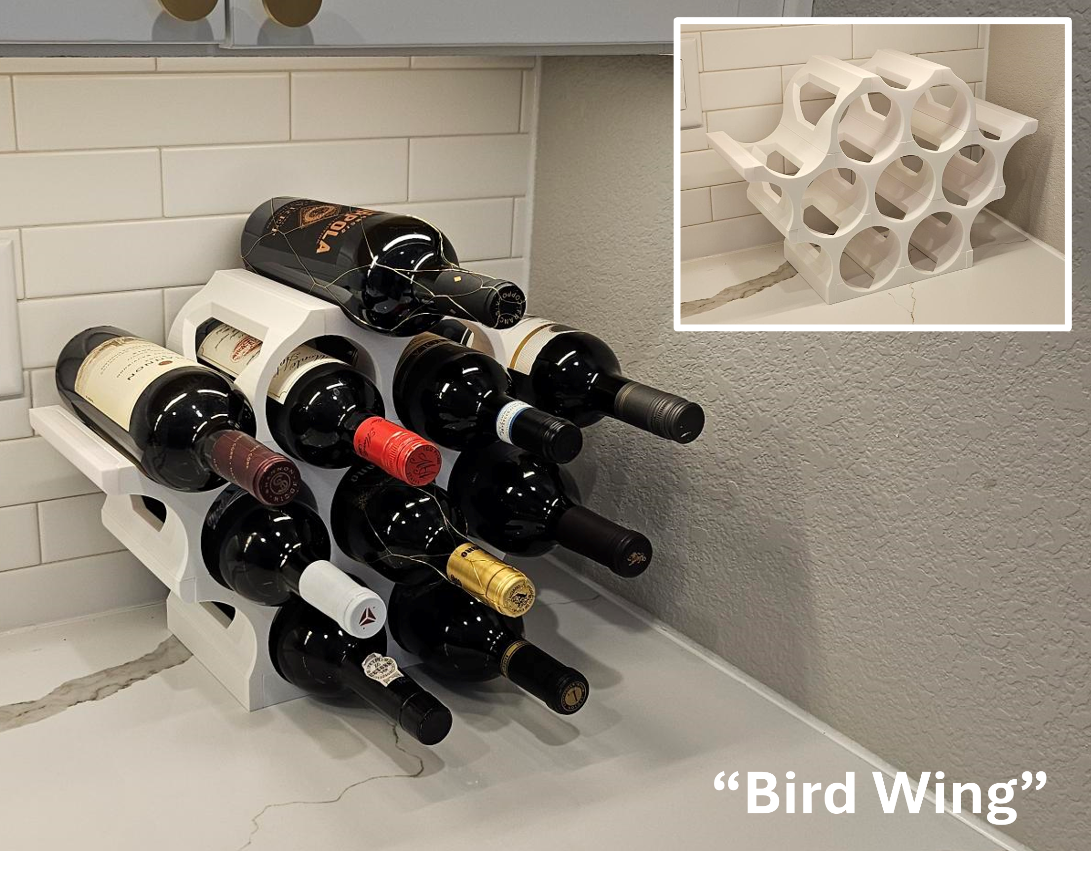 Miniatura 7 do modelo 3D Modular Wine Rack