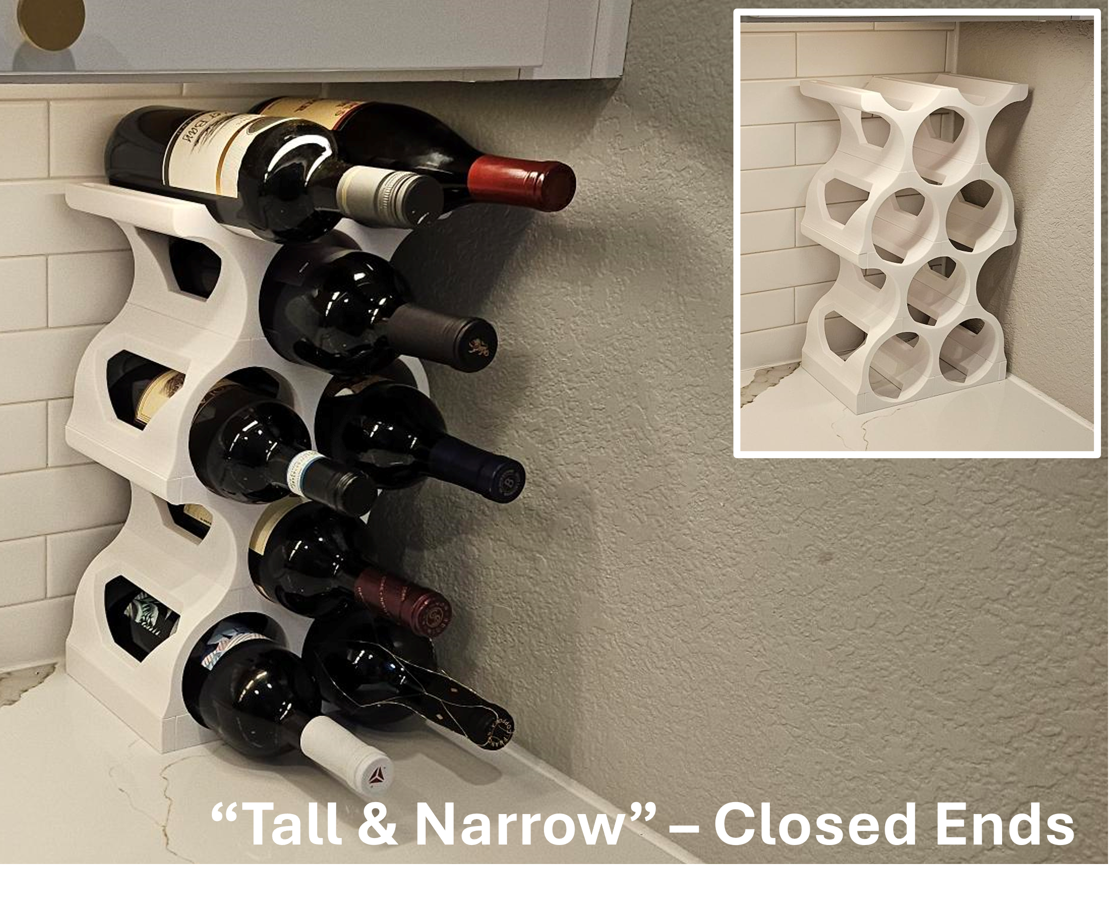 Miniatura 9 do modelo 3D Modular Wine Rack