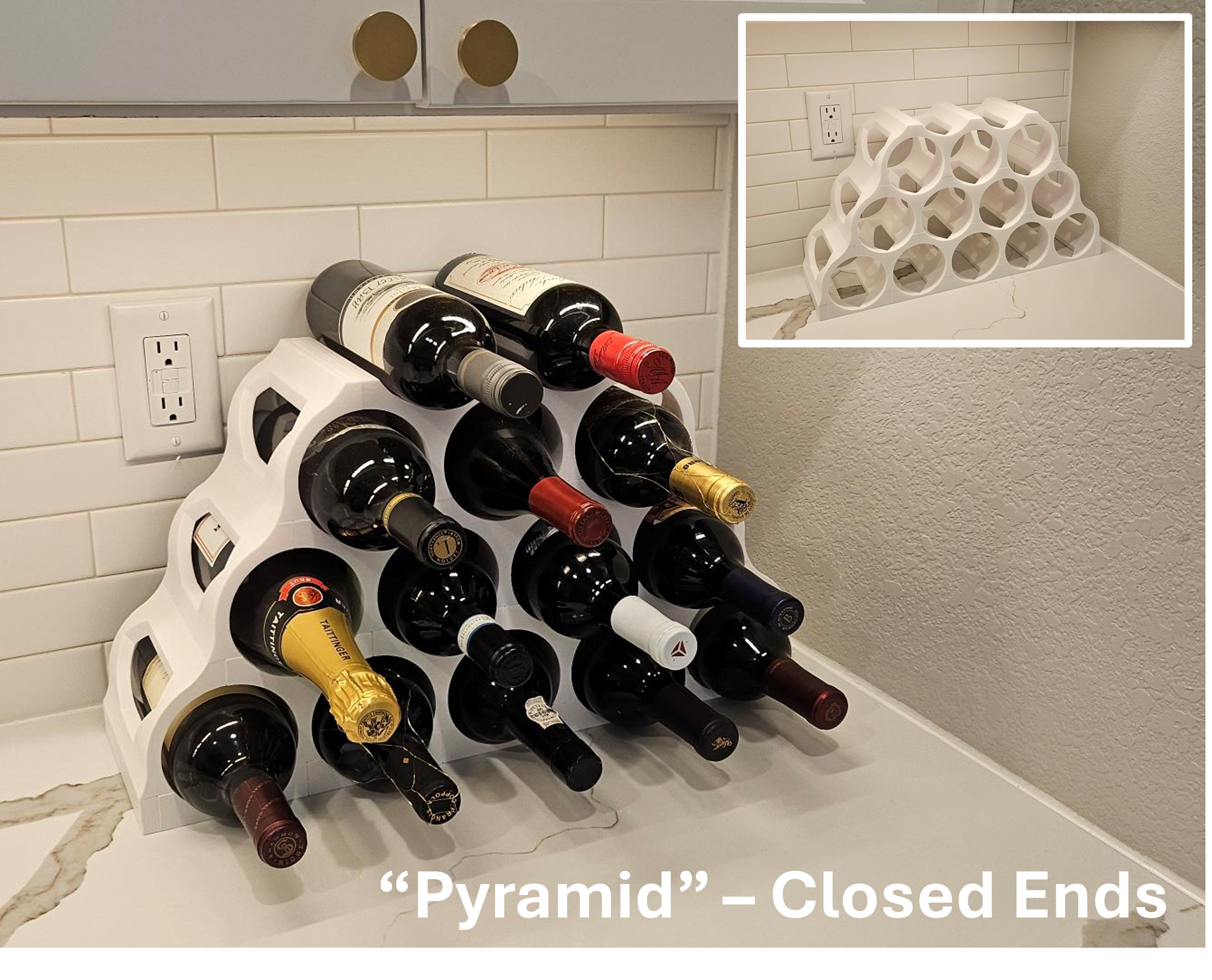 Miniatura 2 do modelo 3D Modular Wine Rack
