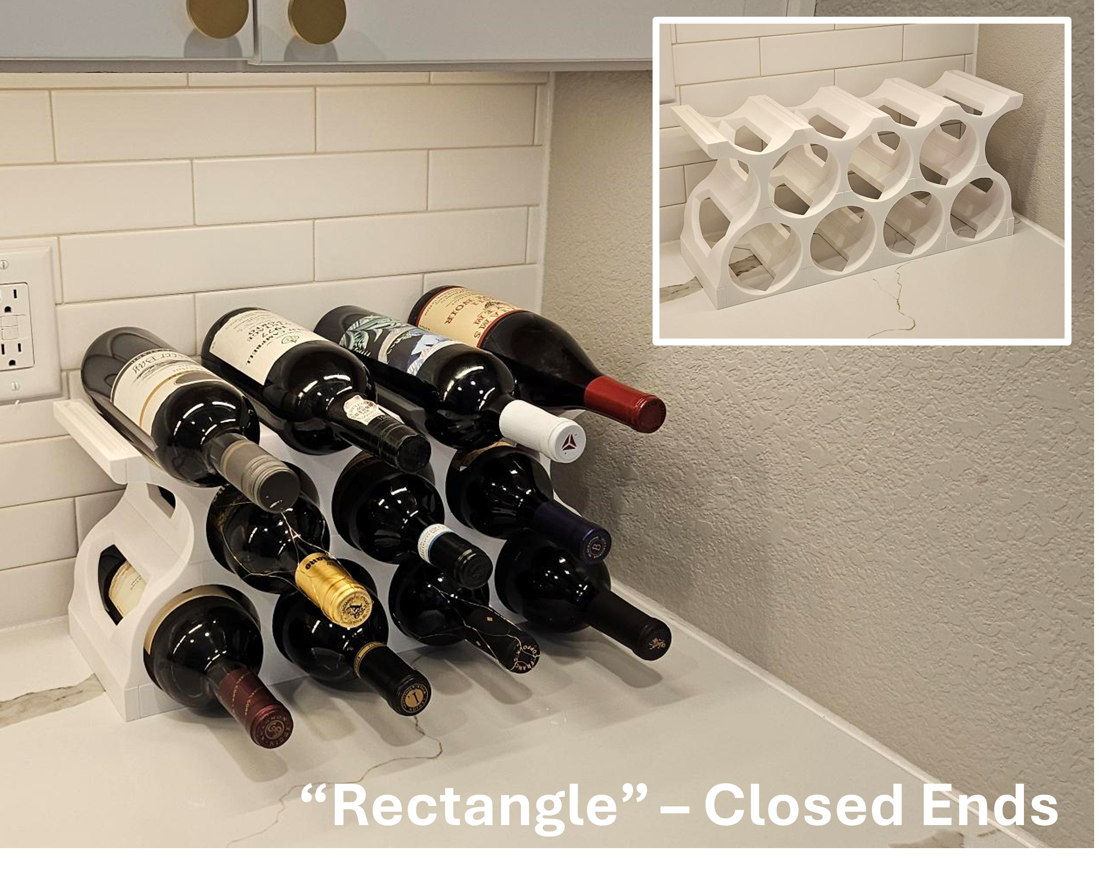 Miniatura 8 do modelo 3D Modular Wine Rack