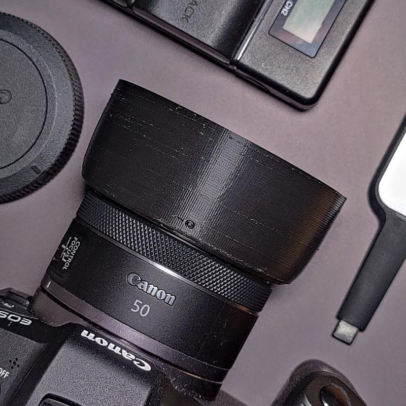 Canon RF 50mm STM Lens Hood by neoyarus Download free STL