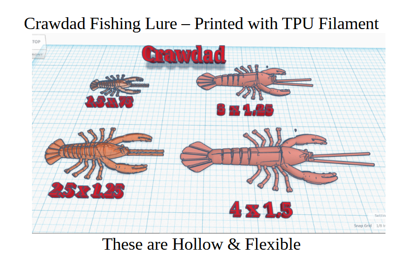 Soft Crawdad Lure