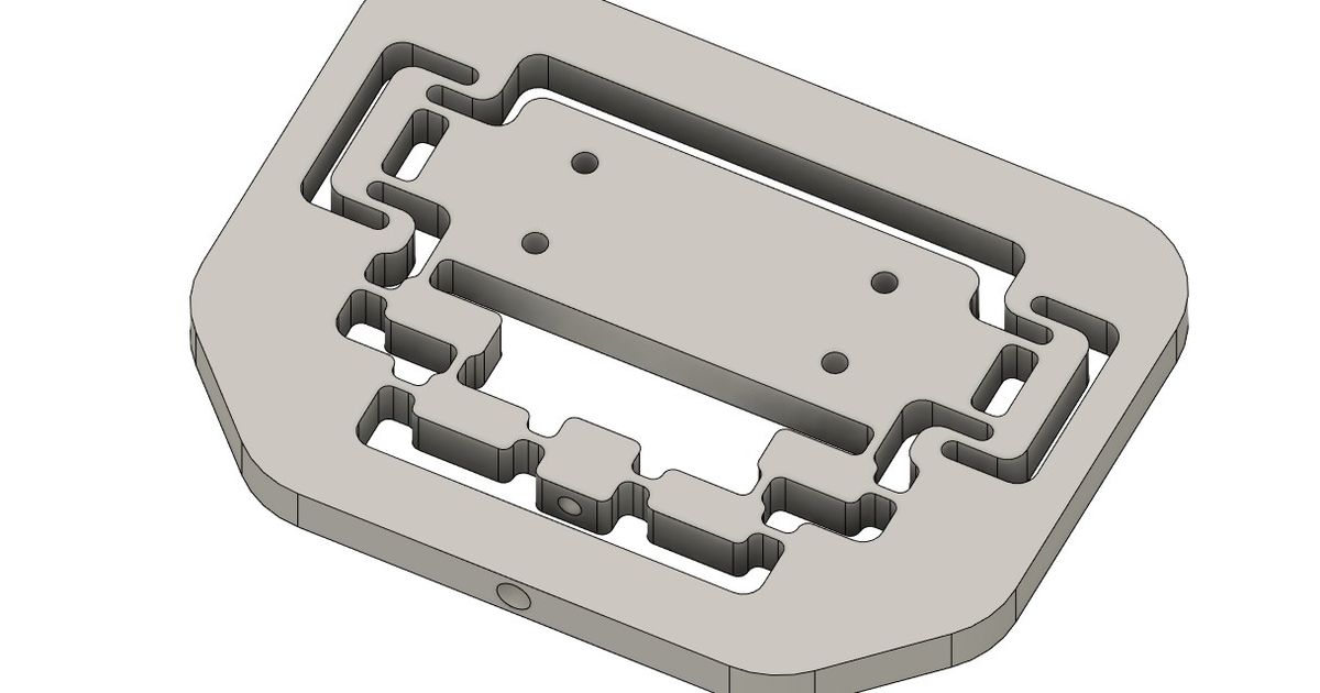 Linear Motion Compliant Mechanism by Alterity Design Download free STL model