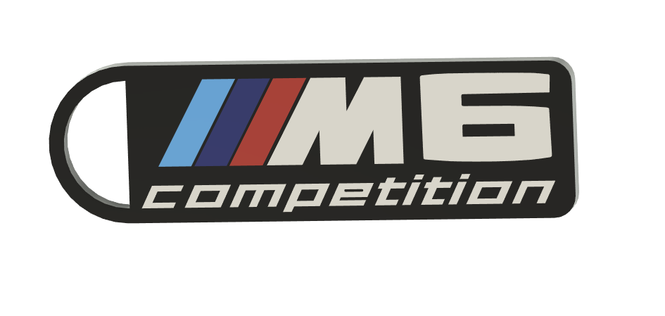 BMW M6 KEYCHAIN By Nforce3D