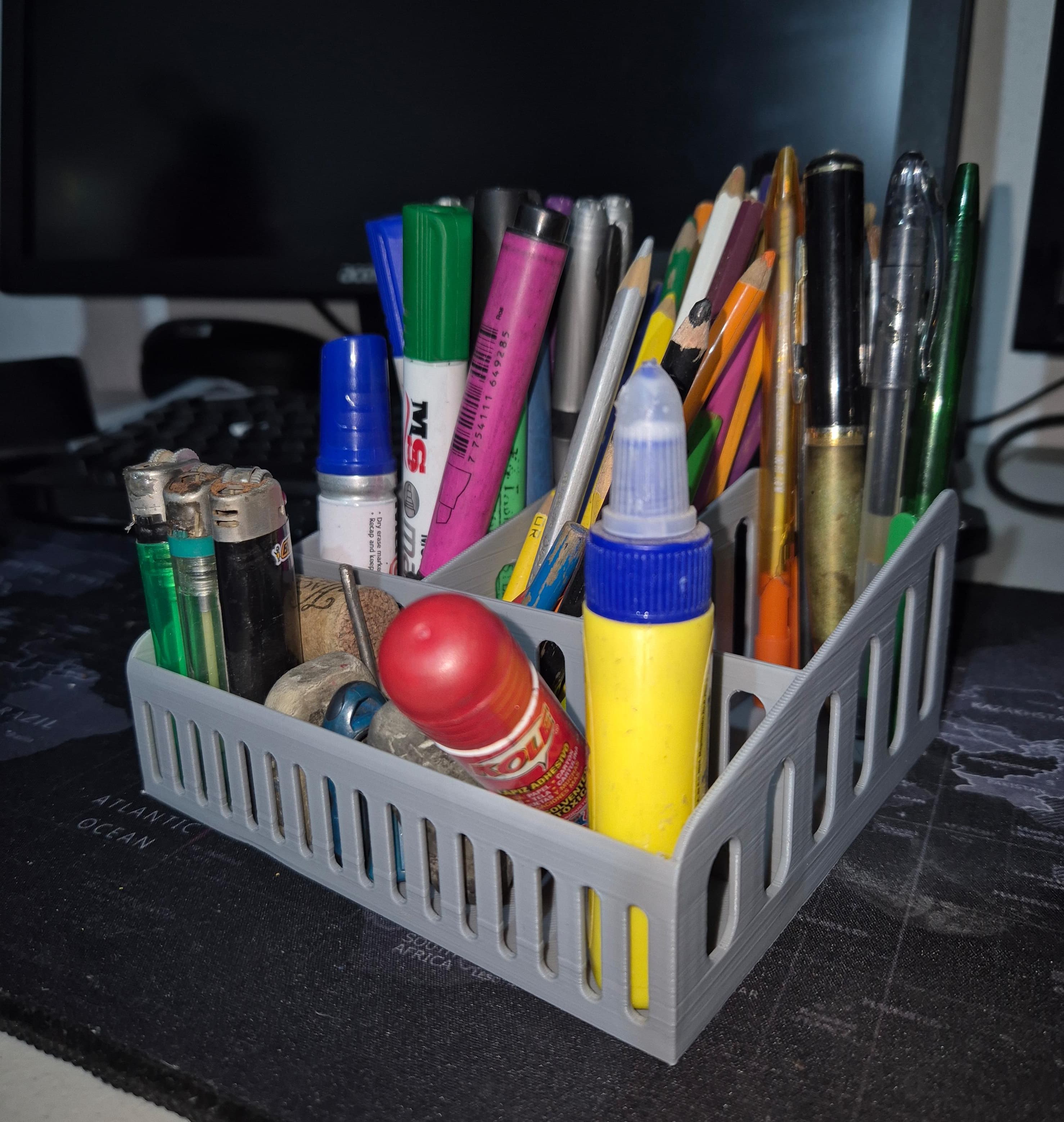 Organizador de lápices para escritorio