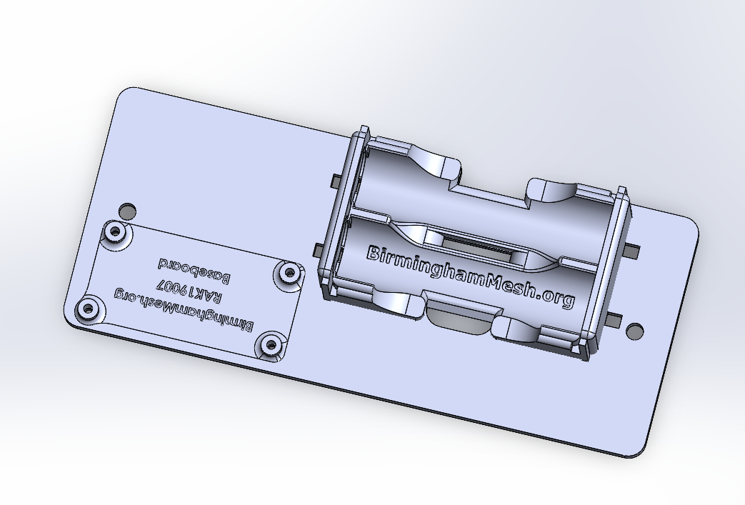 AmazonMedium_RAK_2X18650 by BirminghamMesh | Download free STL model ...