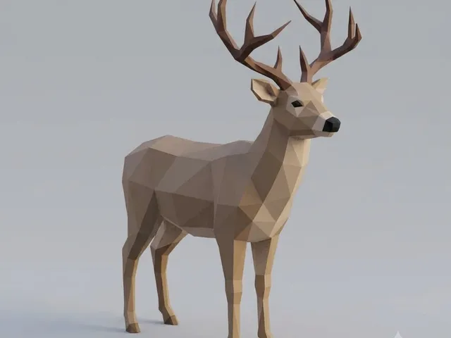 Low Poly Deer