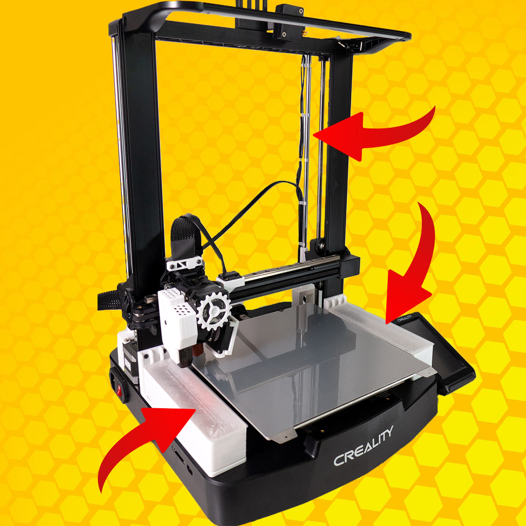 Ender 3 V3 SE Z-Axis Support Brace With Gridfinity