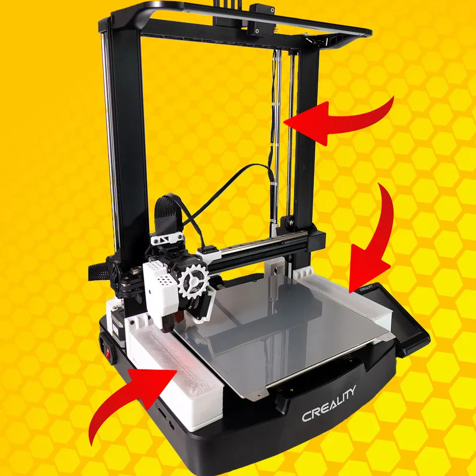 Ender 3 V3 SE Z-Axis Support Brace With Gridfinity von Red