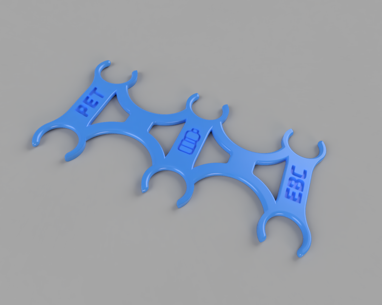 Empty Bottle Carrier alias EBC for PET bottles