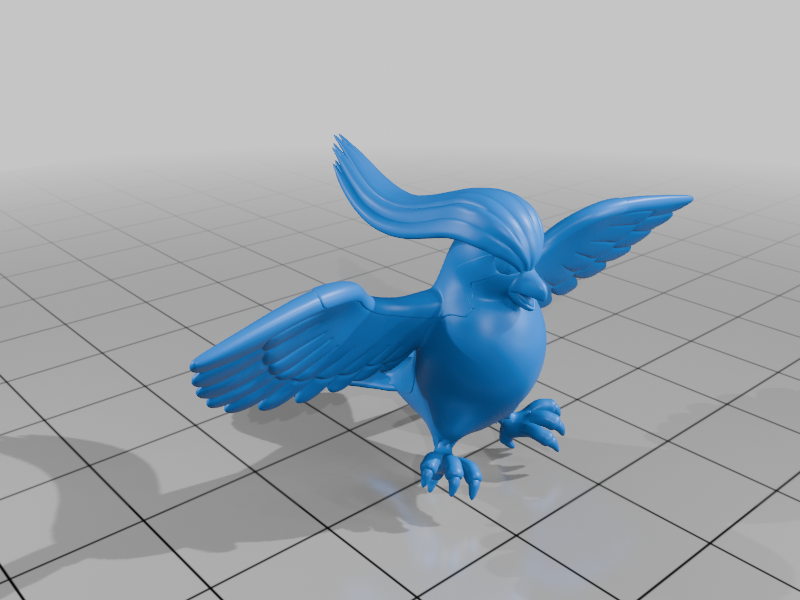 Pokemon Pidgeot #18 - Optimized for 3D Printing by 3Dprint1UP ...