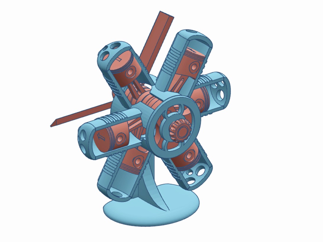 Double Row Radial Engine — miniatura 4