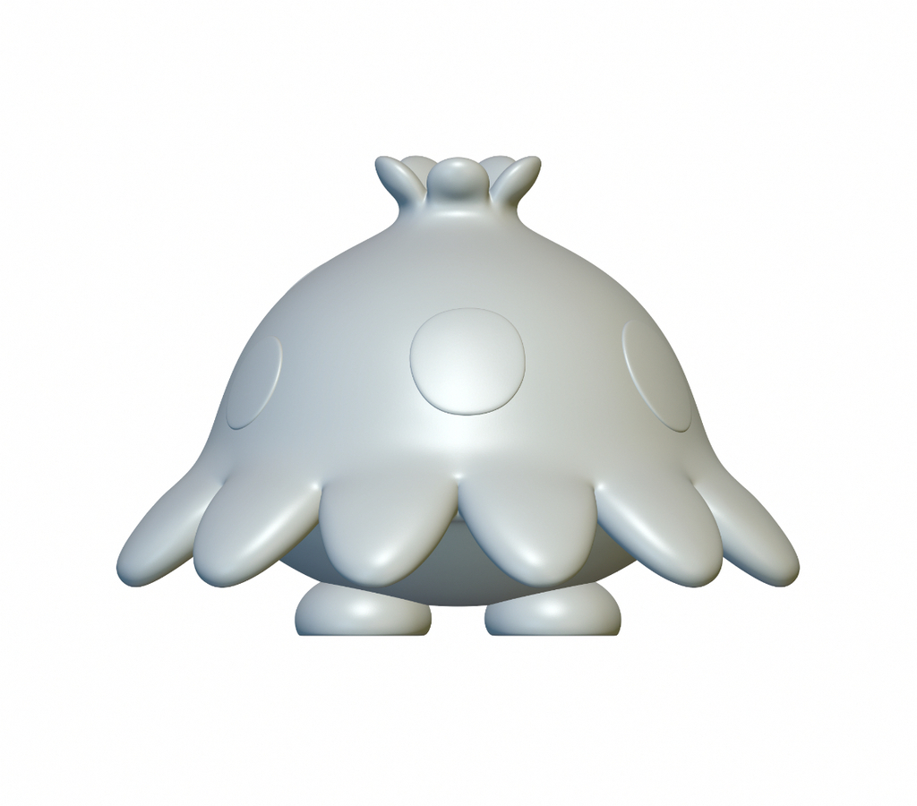 Pokemon Shroomish 285 Optimized For 3d Printing By 3dprint1up