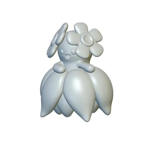 Pokemon Bellossom #182 - Optimized for 3D Printing