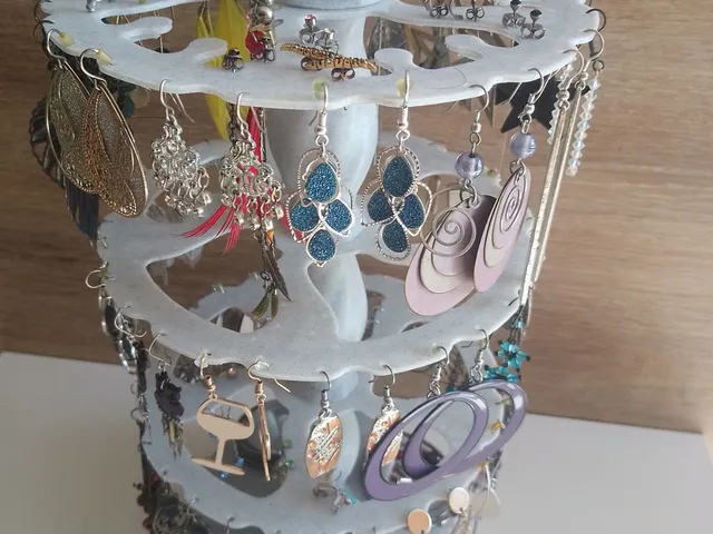 jewelry and earrings carousel - manège à bijoux