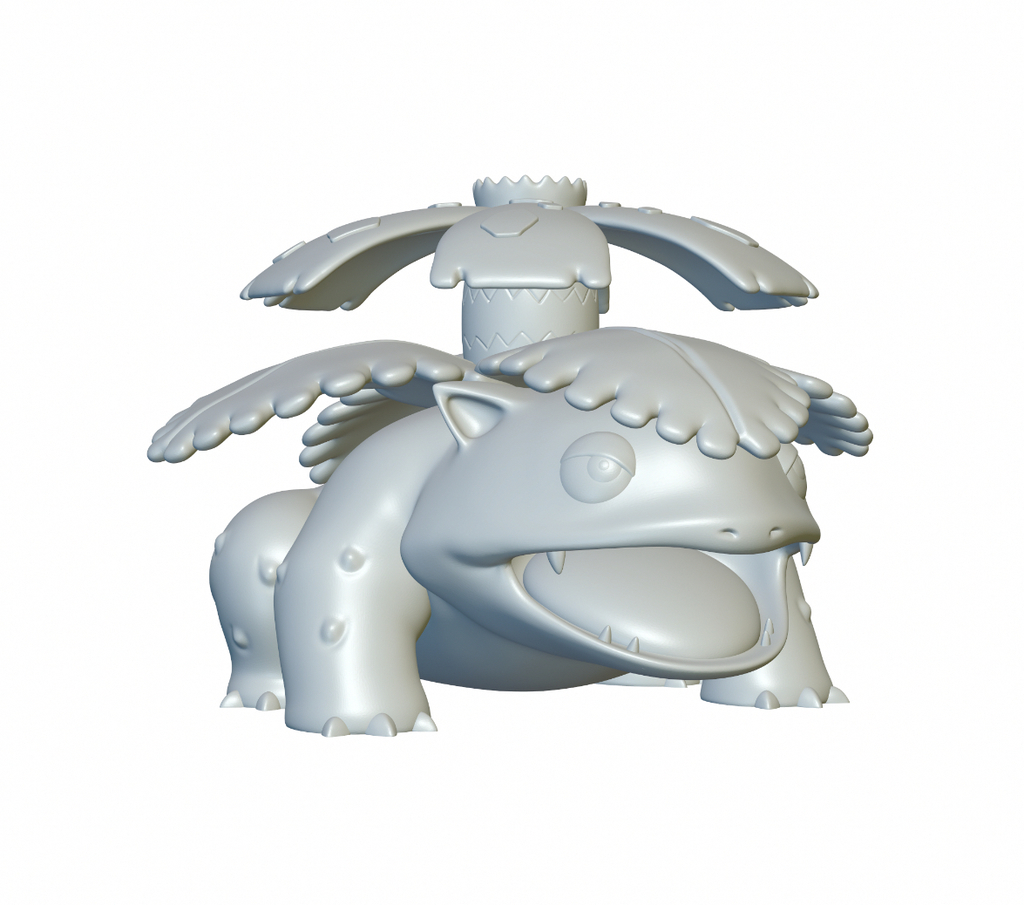 Pokemon Venusaur #3 - Optimized for 3D Printing by 3Dprint1UP ...