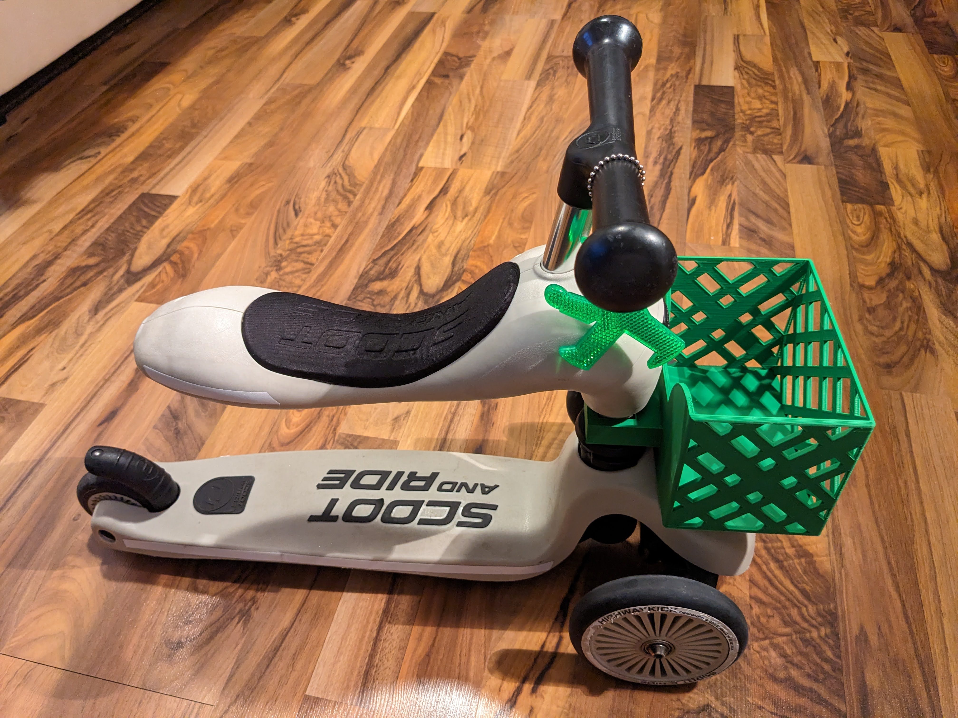 Basket for Kids Scooter (Scoot and Ride) by abzyweb | Download free STL model | Printables.com