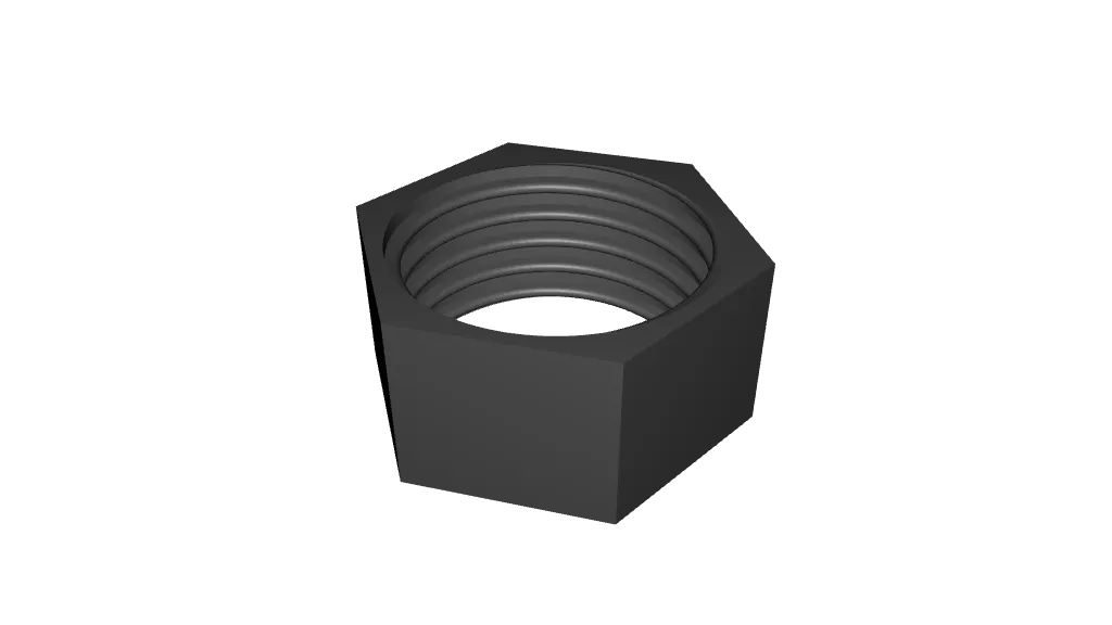 Nut-like bottle connector / coupler by Tarato | Download free STL model ...