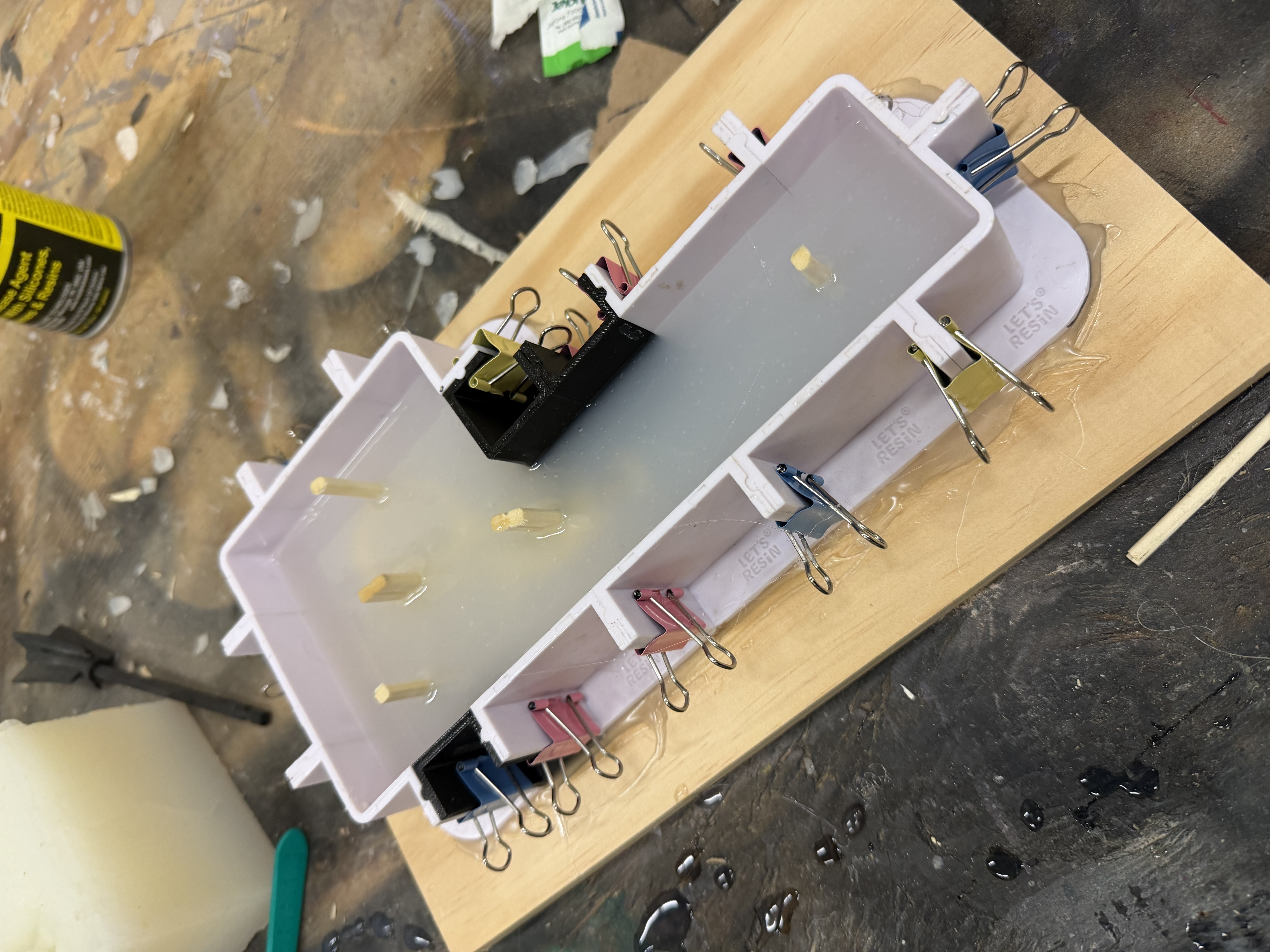 Miniatura 2 do modelo 3D Modular Walls for mold making and castings
