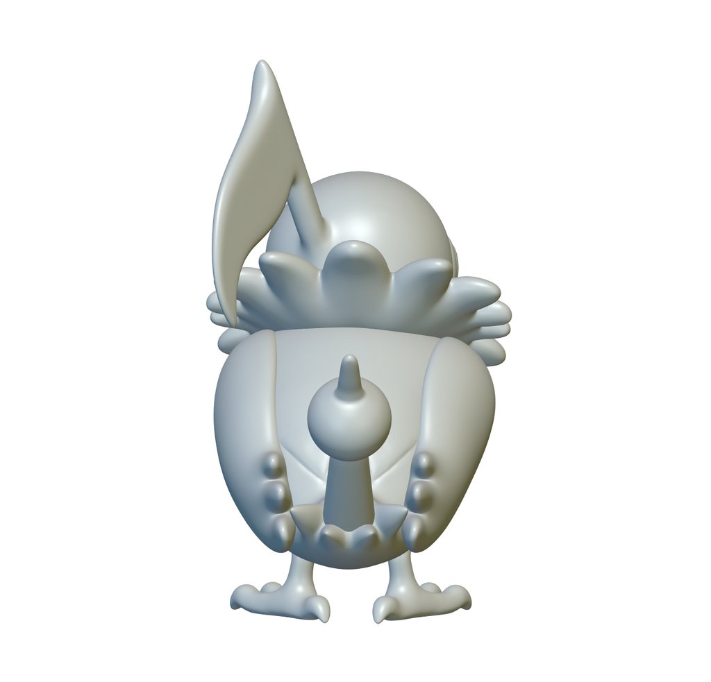 Chatot Transparent Pokemon Chatot #441 - Optimized for 3D Printing by 3Dprint1UP ...